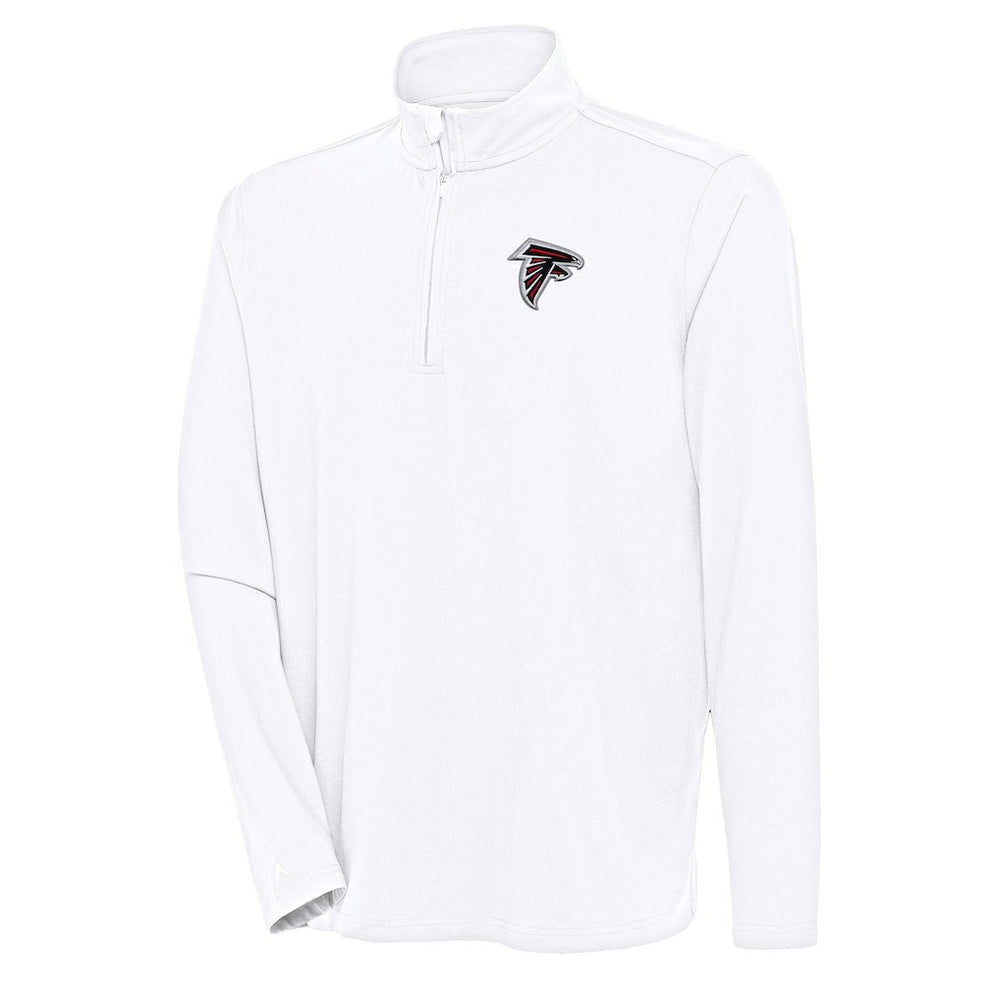 Atlanta Falcons Antigua Hunk Quarter-Zip Pullover Top - White on sale