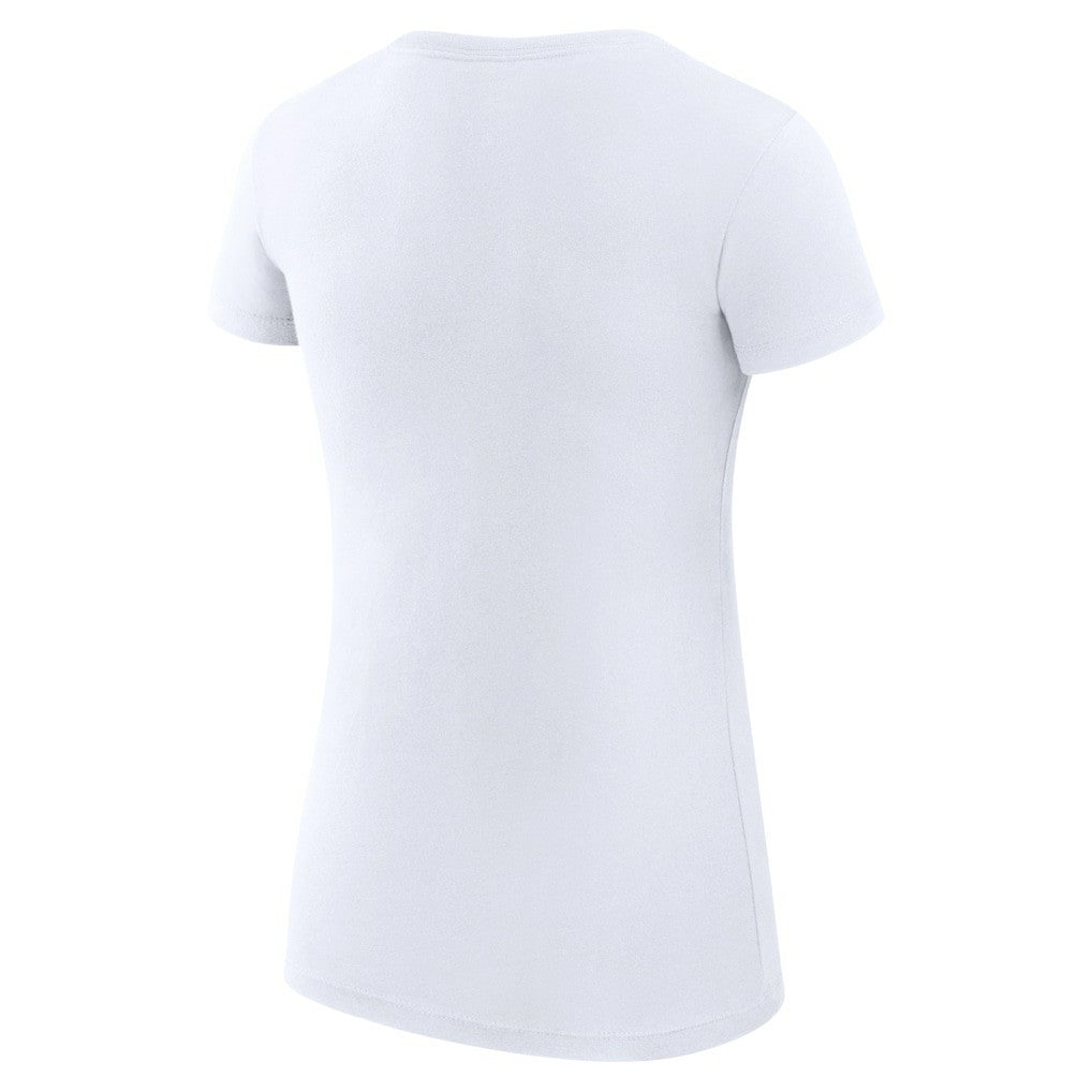 Golden State Warriors G-III 4Her by Carl Banks Women's Super-Slim Fit Lightweight Filigree Logo T-Shirt - White sale