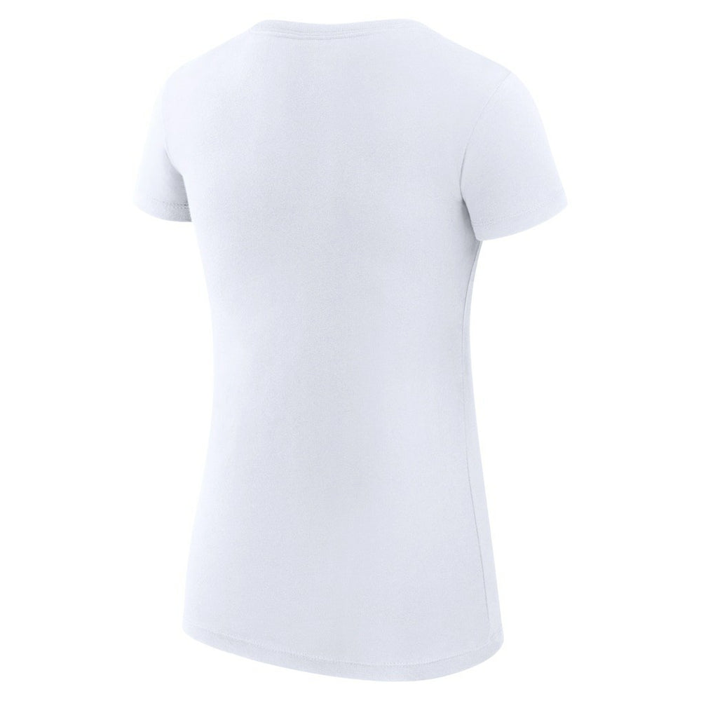 Houston Rockets G-III 4Her by Carl Banks Women's Super-Slim Fit Lightweight Filigree Logo T-Shirt - White for sale