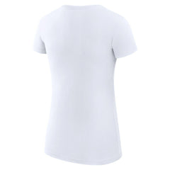 Houston Rockets G-III 4Her by Carl Banks Women's Super-Slim Fit Lightweight Filigree Logo T-Shirt - White for sale
