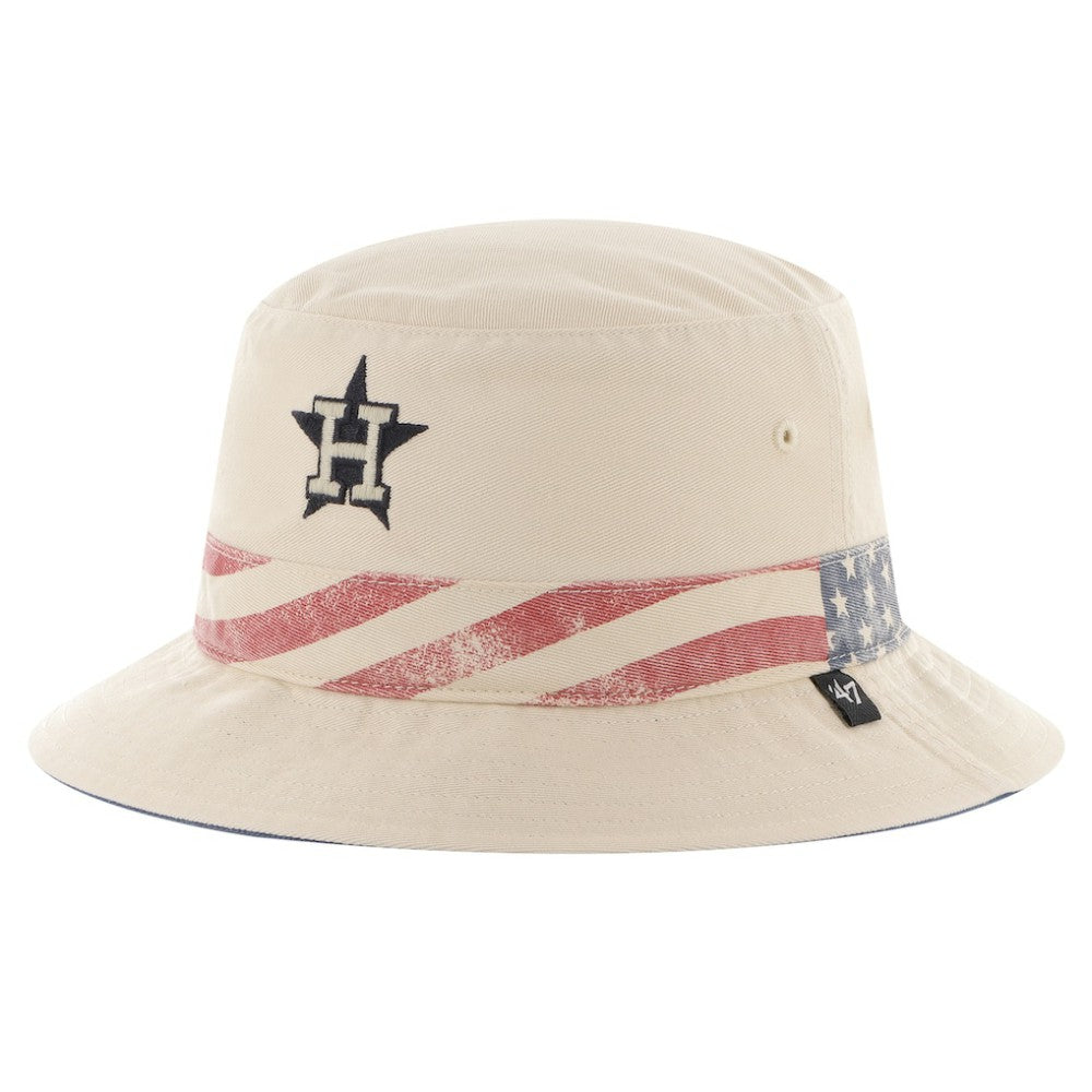 Houston Astros Glory Daze Bucket Hat - Khaki | 47 brand