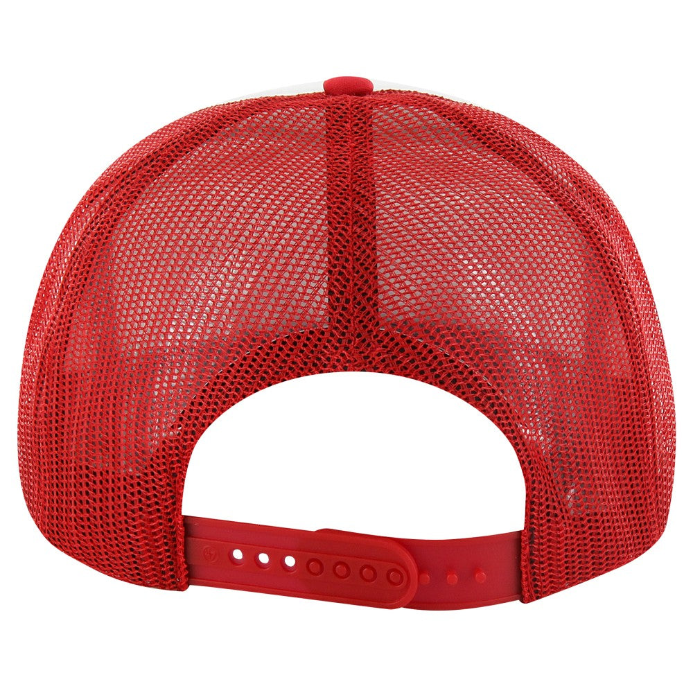 Los Angeles Angels Retro Region Foam Trucker Adjustable Hat - Red | 47 brand