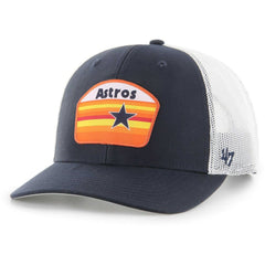 Houston Astros Retro Region Patch Trucker Adjustable Hat - Navy | 47 brand