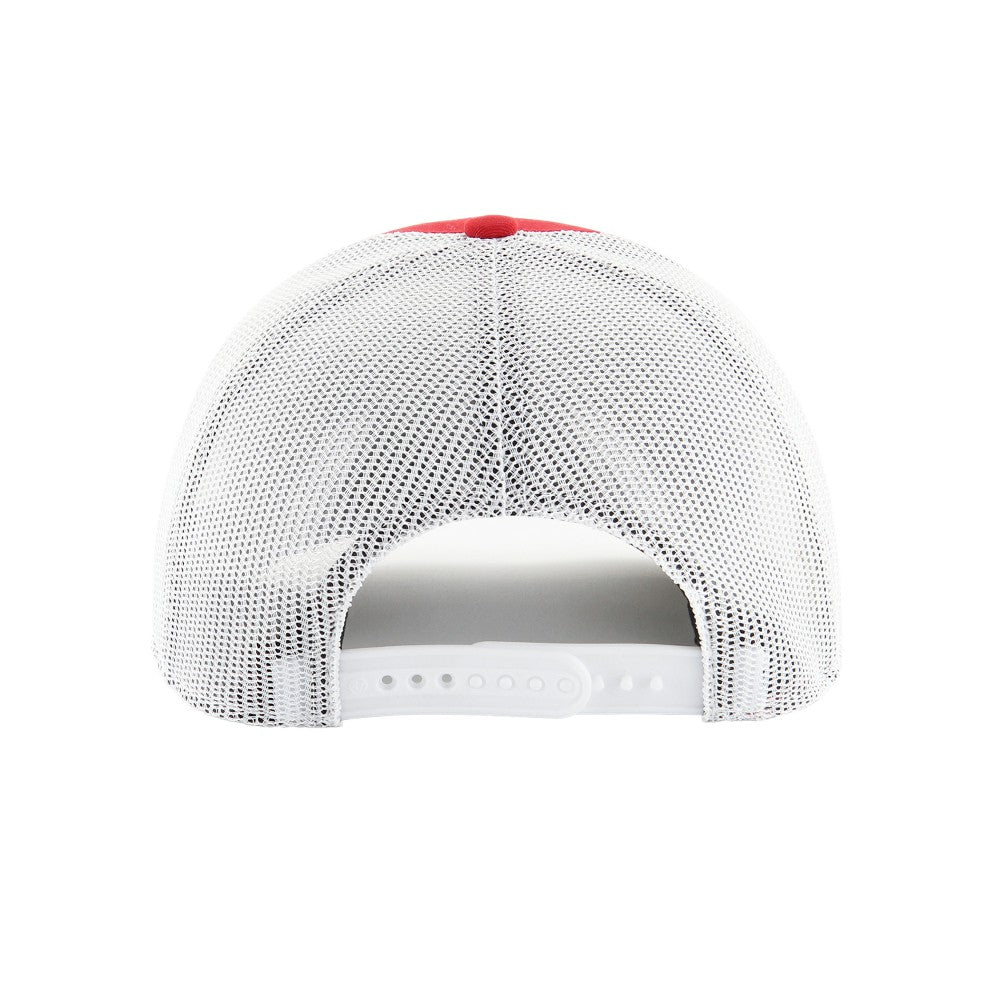 Los Angeles Angels Retro Region Patch Trucker Adjustable Hat - Red | 47 brand