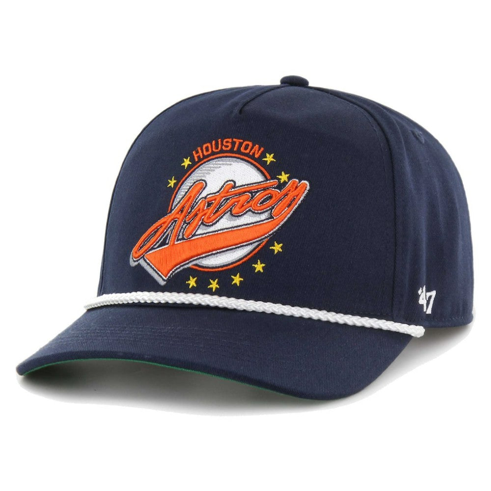 Houston Astros Wax Pack Collection Premier Hitch Adjustable Hat - Navy | 47 brand