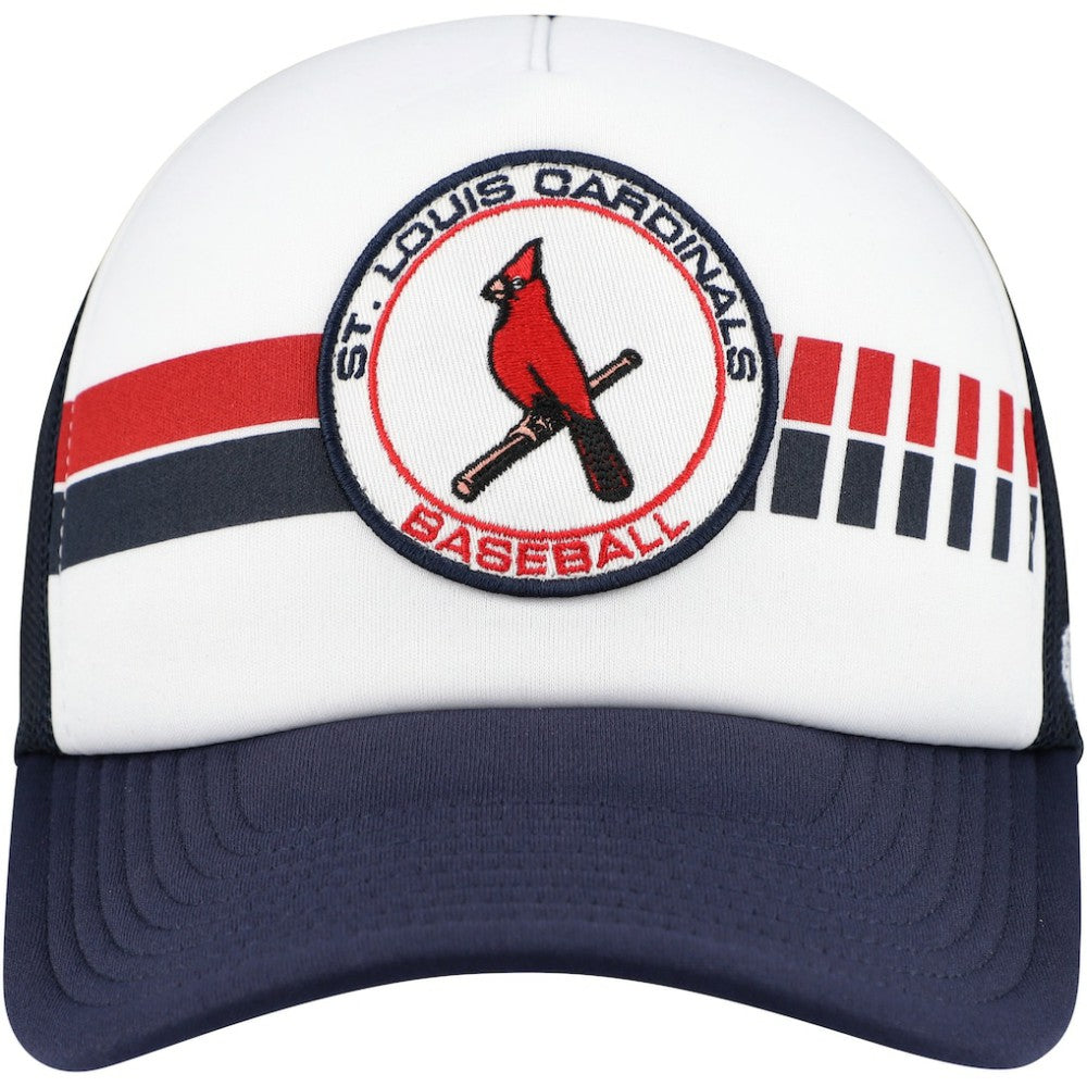 St. Louis Cardinals Cooperstown Collection Wax Pack Express Trucker Adjustable Hat - White/Navy | 47 brand