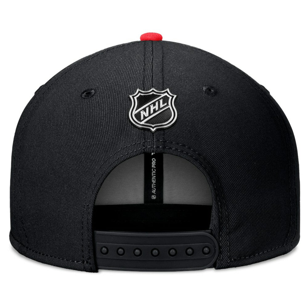 Chicago Blackhawks Fanatics 2024 NHL Draft Snapback Hat Black