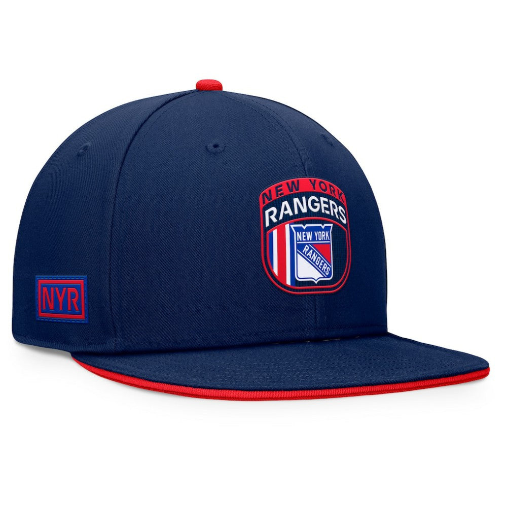 New York Rangers Fanatics 2024 NHL Draft Snapback Hat Navy