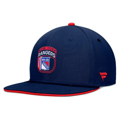 New York Rangers Fanatics 2024 NHL Draft Snapback Hat Navy
