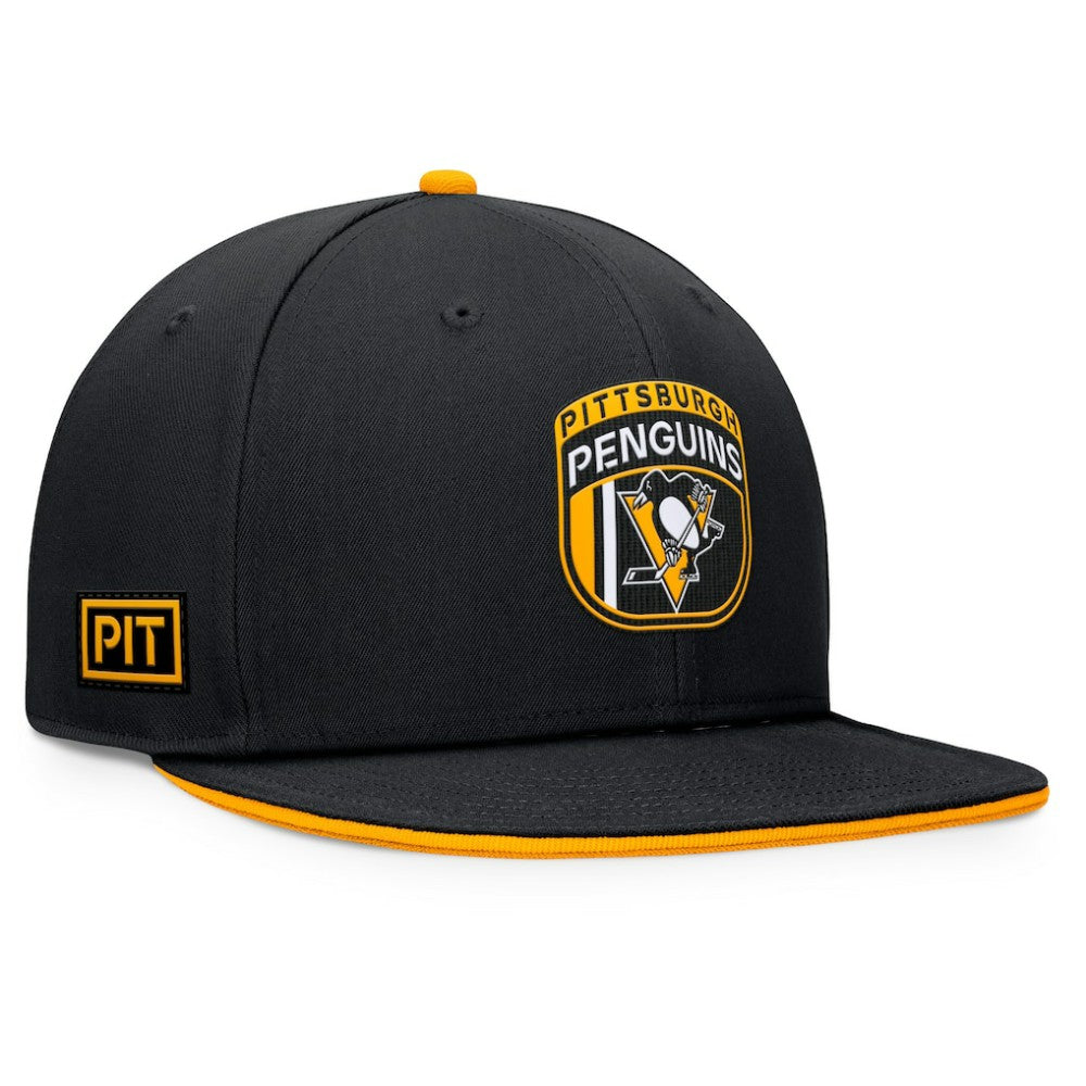 Pittsburgh Penguins Fanatics 2024 NHL Draft Snapback Hat Black