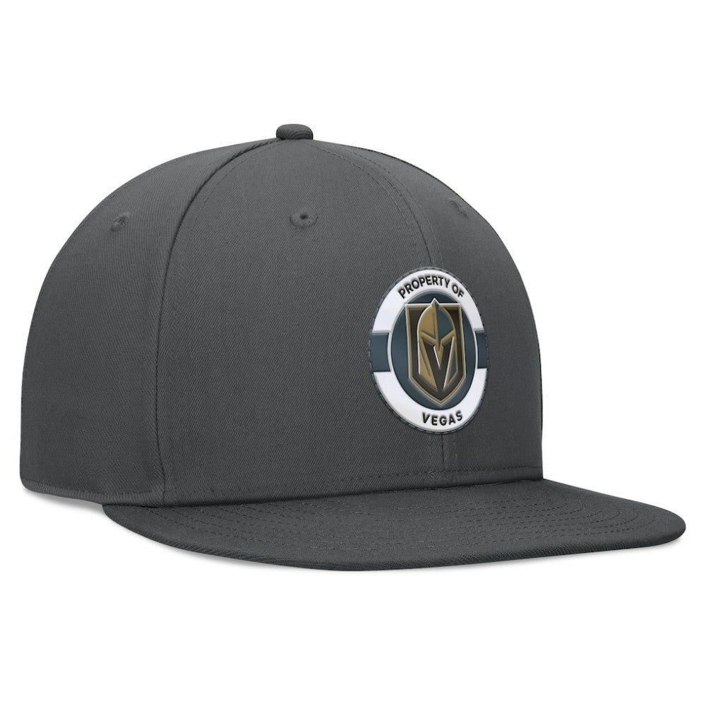 Vegas Golden Knights Fanatics Authentic Pro Training Camp Snapback Hat Charcoal