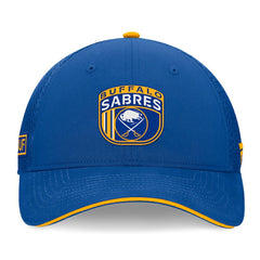 Buffalo Sabres Fanatics 2024 NHL Draft On Stage Trucker Adjustable Hat Royal