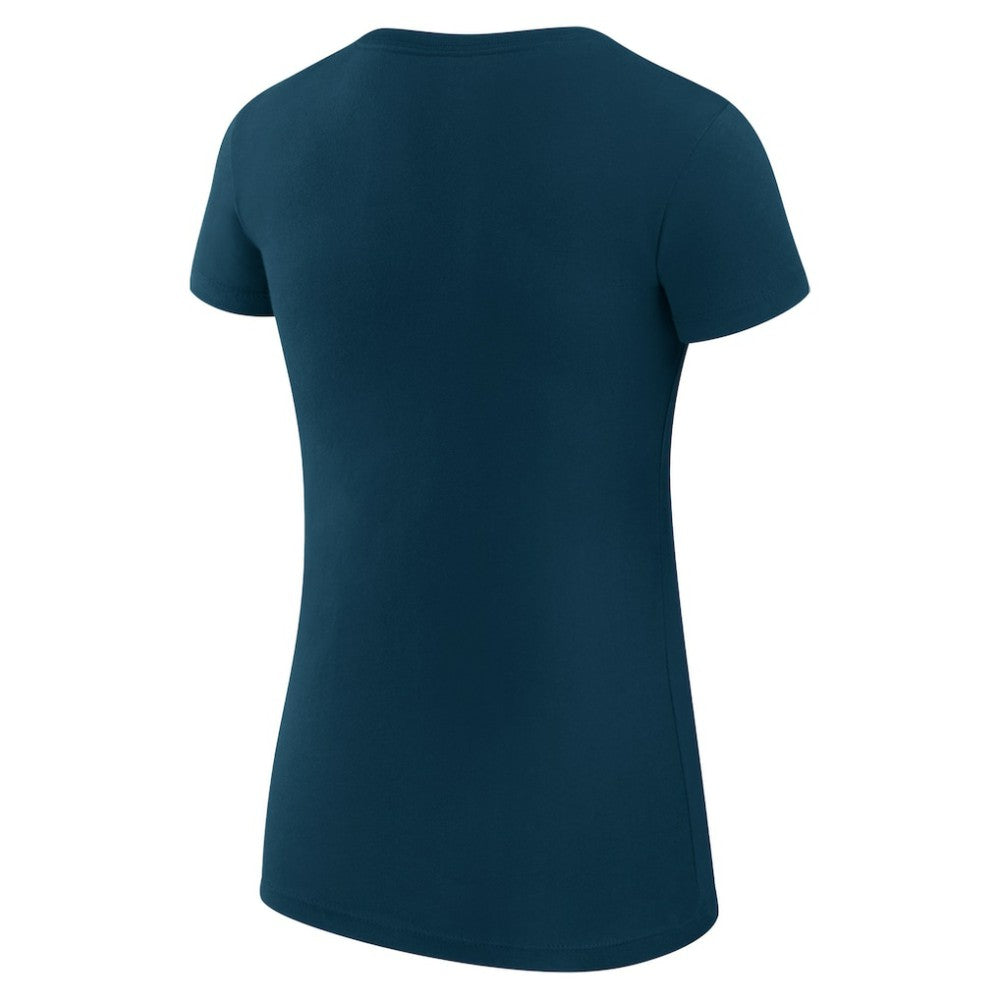 Tampa Bay Lightning G-III 4Her by Carl Banks Women's Super-Slim Fit Lightweight Filigree Logo T-Shirt – Navy