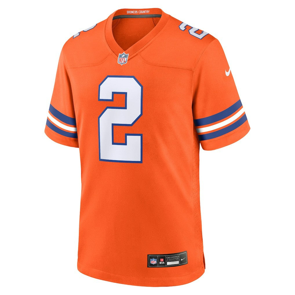 Patrick Surtain II Denver Broncos Mile High Collection 1977 Throwback Player Game Jersey - Orange | Nike cheap
