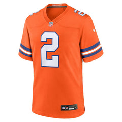 Patrick Surtain II Denver Broncos Mile High Collection 1977 Throwback Player Game Jersey - Orange | Nike cheap