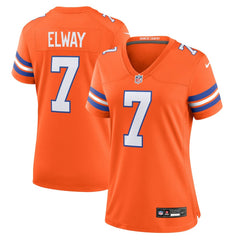 John Elway Denver Broncos Women's Mile High Collection 1977 Throwback Player Game Jersey - Orange | Nike sale