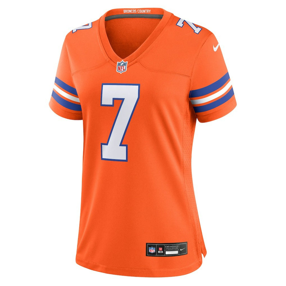John Elway Denver Broncos Women's Mile High Collection 1977 Throwback Player Game Jersey - Orange | Nike sale