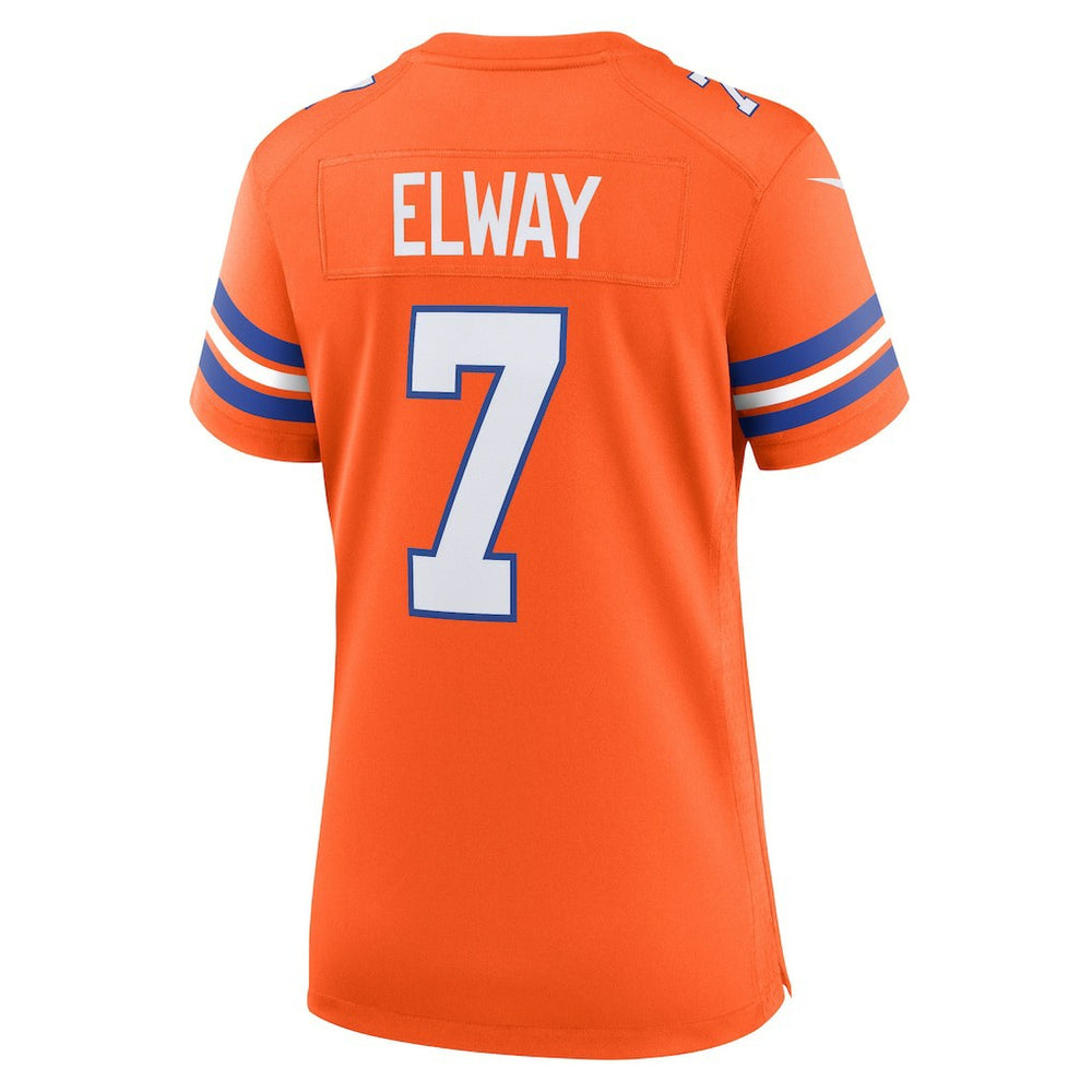 John Elway Denver Broncos Women's Mile High Collection 1977 Throwback Player Game Jersey - Orange | Nike sale