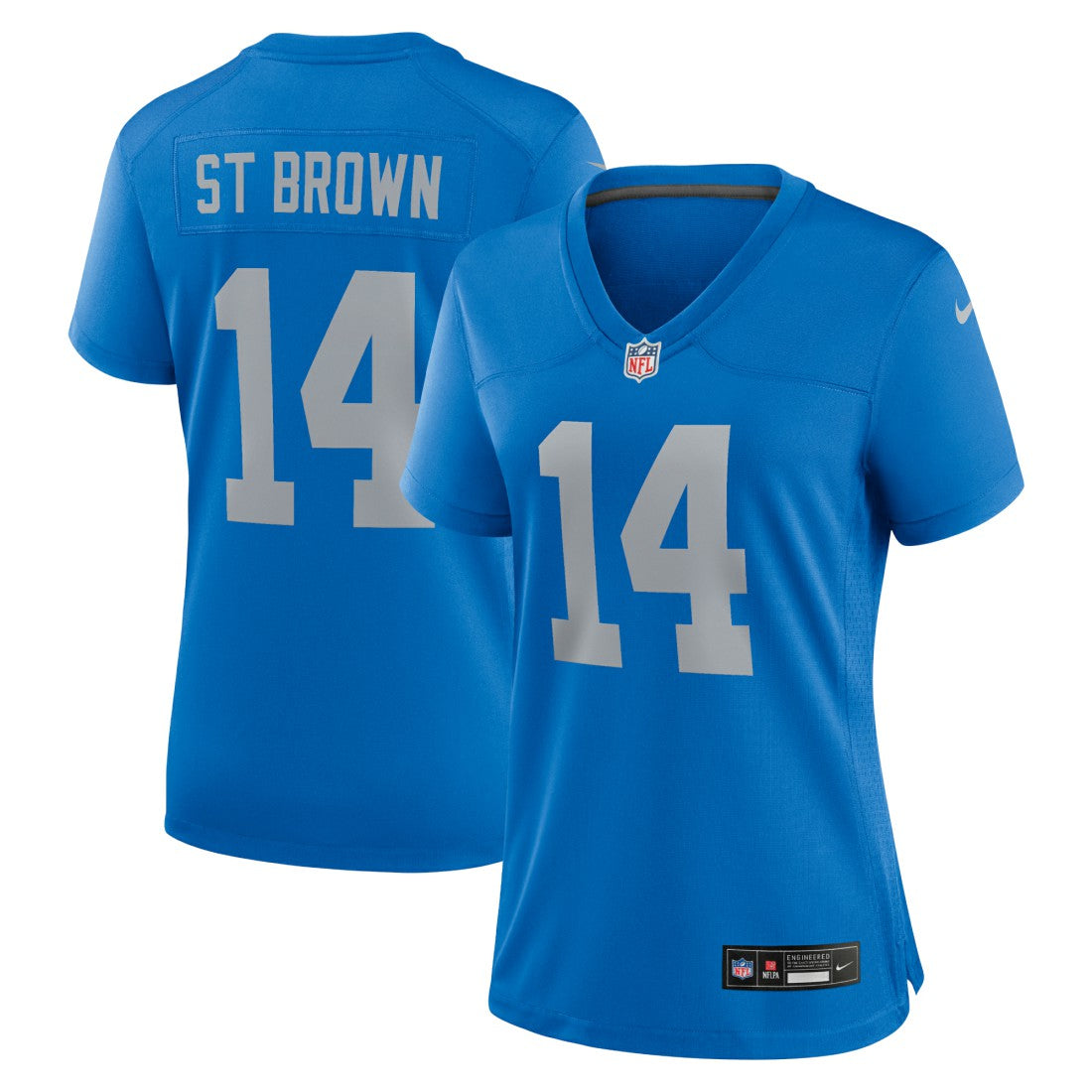 Amon-Ra St. Brown Detroit Lions Women's Alternate Game Jersey - Blue | Nike outlet