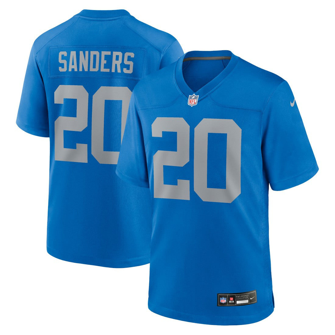 Barry Sanders Detroit Lions Alternate Game Jersey - Blue | Nike for sale