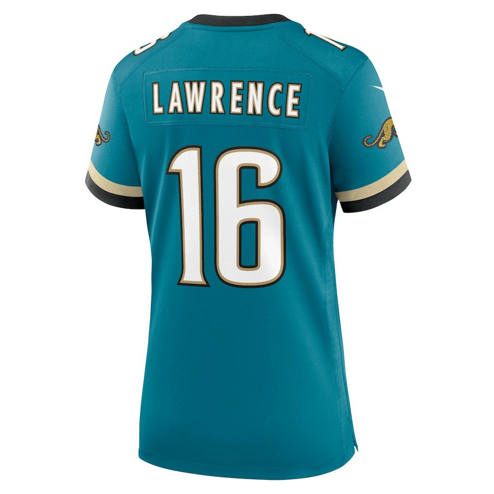 Trevor Lawrence Jacksonville Jaguars Women's Prowler Throwback Game Jersey - Teal | Nike sale