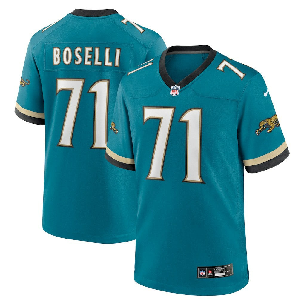 Tony Boselli Jacksonville Jaguars Prowler Throwback Retired Player Game Jersey - Teal | Nike sale