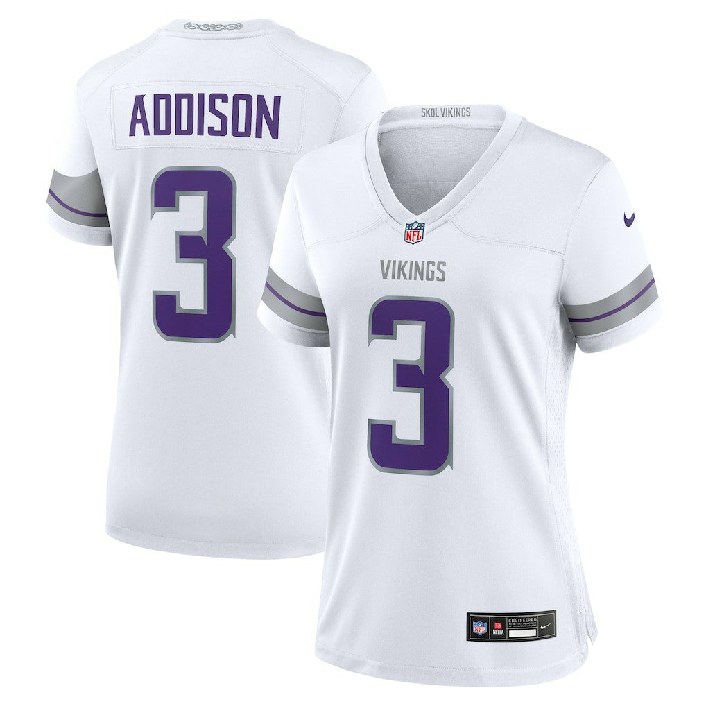 Jordan Addison Minnesota Vikings Women's Alternate Game Player Jersey - White | Nike discount