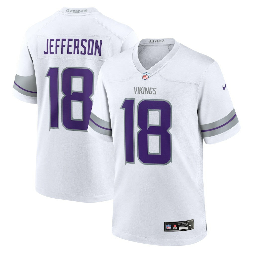 Justin Jefferson Minnesota Vikings Alternate Game Player Jersey - White | Nike on sale