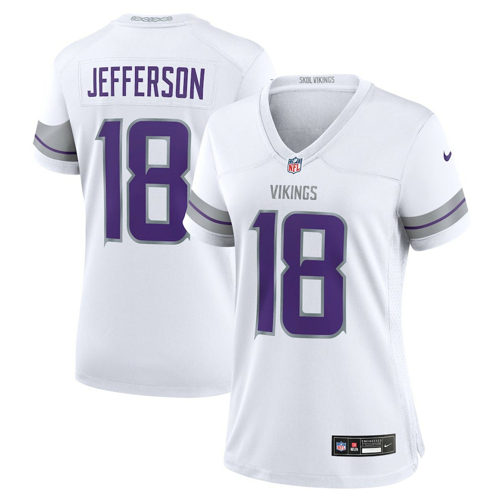 Justin Jefferson Minnesota Vikings Women's Alternate Game Player Jersey - White | Nike sale
