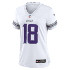 Justin Jefferson Minnesota Vikings Women's Alternate Game Player Jersey - White | Nike sale