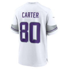 Cris Carter Minnesota Vikings Alternate Retired Player Game Jersey - White | Nike sale