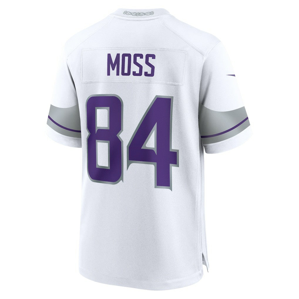 Randy Moss Minnesota Vikings Alternate Retired Player Game Jersey - White | Nike for sale