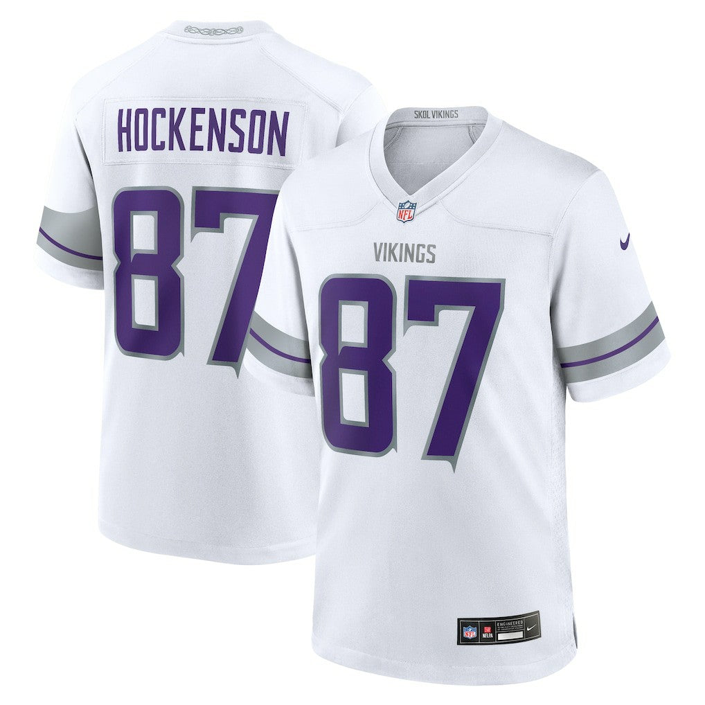 T.J. Hockenson Minnesota Vikings Alternate Game Player Jersey - White | Nike on sale