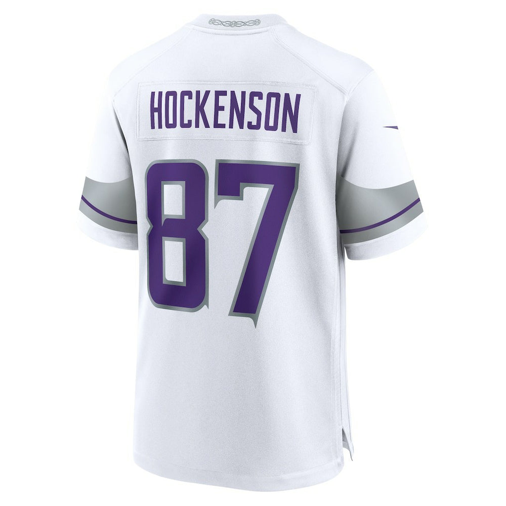 T.J. Hockenson Minnesota Vikings Alternate Game Player Jersey - White | Nike on sale