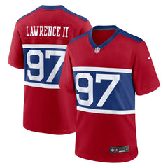 Dexter Lawrence II New York Giants Alternate Player Game Jersey - Century Red | Nike outlet