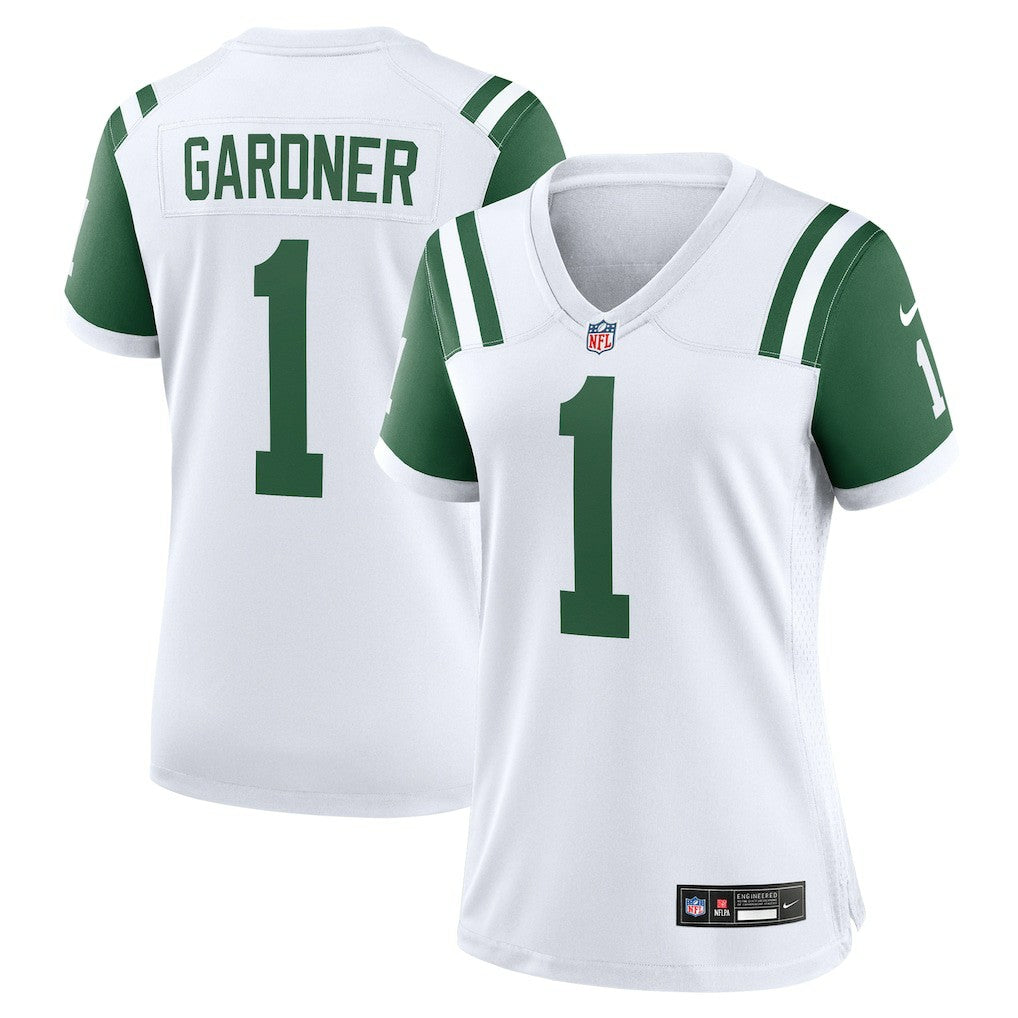 Ahmad Sauce Gardner New York Jets Women's Classic Alternate Game Jersey - White | Nike online