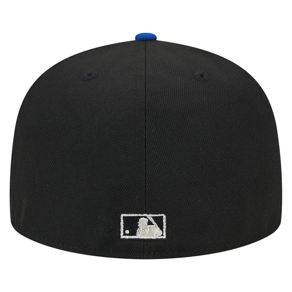Chicago Cubs Metallic Camo 59FIFTY Fitted Hat - Black | New Era