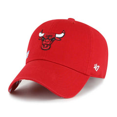 Chicago Bulls '47 Women's Confetti Undervisor Clean Up Adjustable Hat - Red | 47 brand outlet