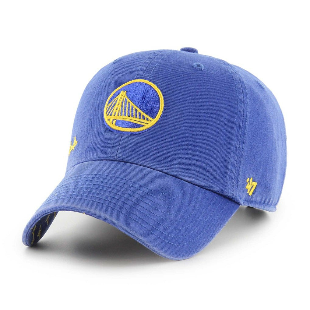 Golden State Warriors '47 Women's Confetti Undervisor Clean Up Adjustable Hat sale - Royal | 47 brand online