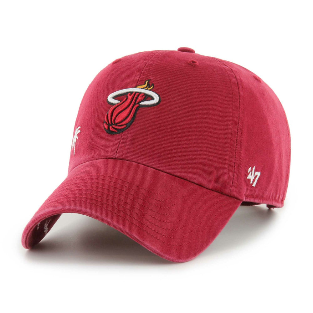 Miami Heat '47 Women's Confetti Undervisor Clean Up Adjustable Hat - Red | 47 brand cheap
