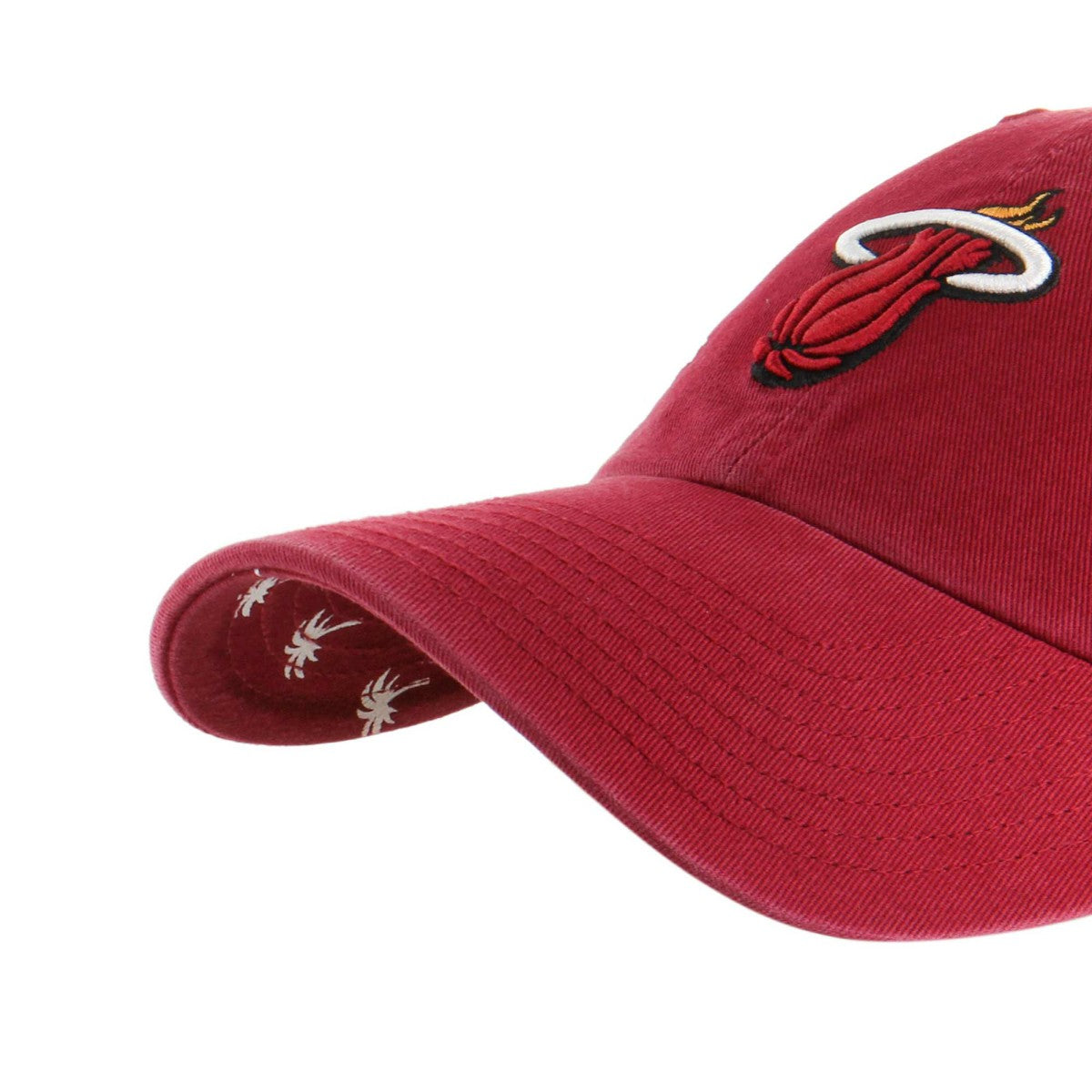 Miami Heat '47 Women's Confetti Undervisor Clean Up Adjustable Hat - Red | 47 brand cheap