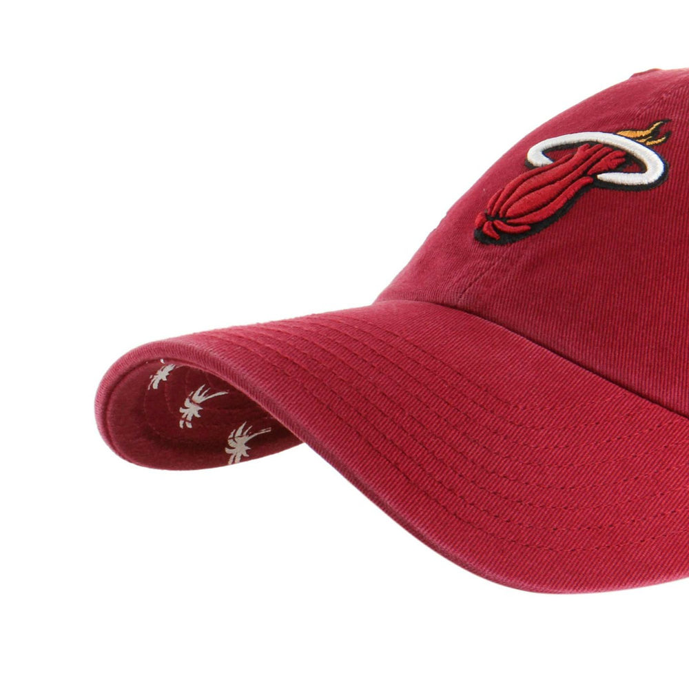 Miami Heat '47 Women's Confetti Undervisor Clean Up Adjustable Hat - Red | 47 brand cheap