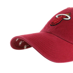 Miami Heat '47 Women's Confetti Undervisor Clean Up Adjustable Hat - Red | 47 brand cheap