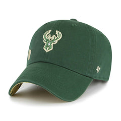 Milwaukee Bucks '47 Women's Confetti Undervisor Clean Up Adjustable Hat - Hunter Green | 47 brand online