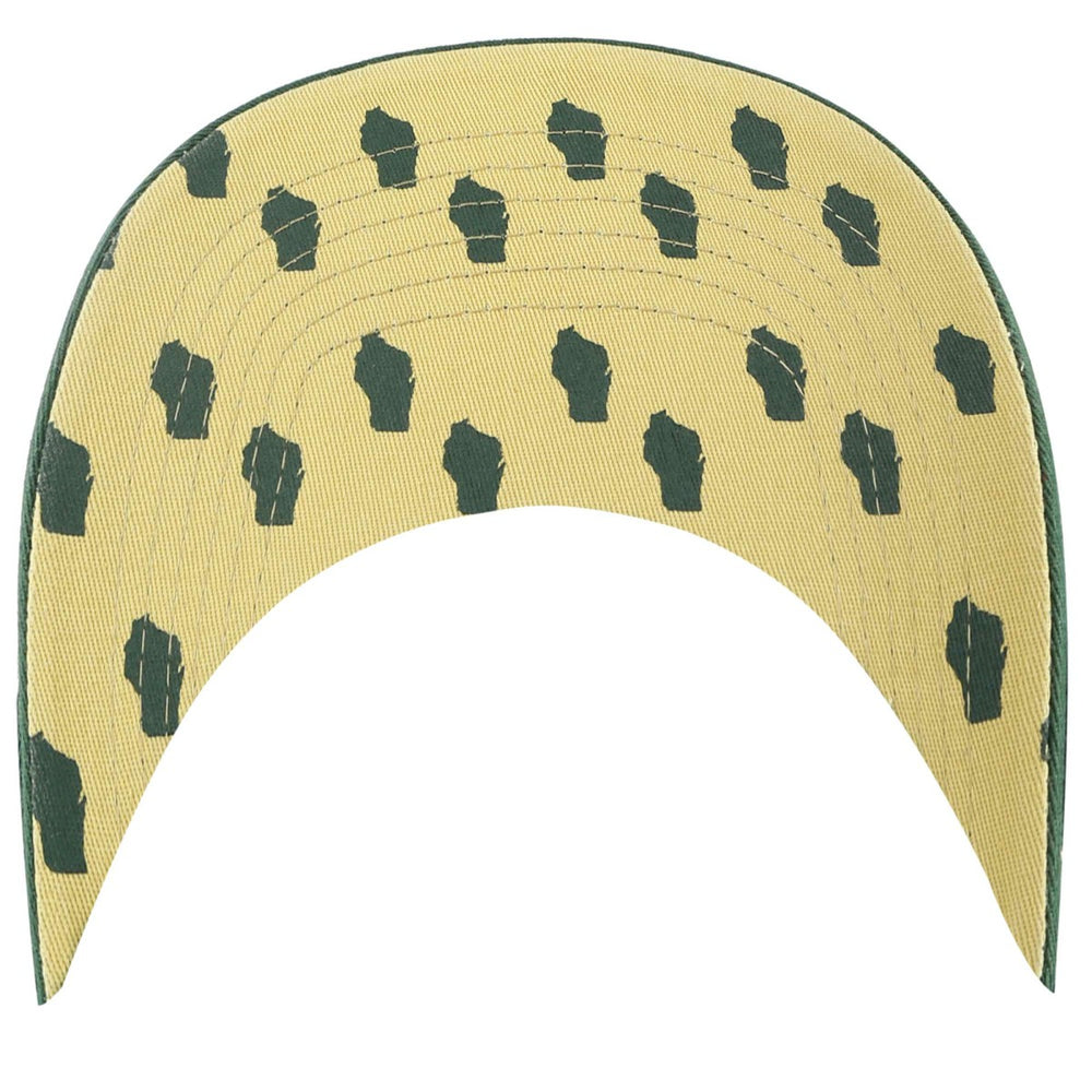 Milwaukee Bucks '47 Women's Confetti Undervisor Clean Up Adjustable Hat - Hunter Green | 47 brand online