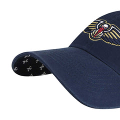 New Orleans Pelicans '47 Women's Confetti Undervisor Clean Up Adjustable Hat - Navy | 47 brand sale