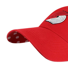 Portland Trail Blazers '47 Women's Confetti Undervisor Clean Up Adjustable Hat - Red | 47 brand shop