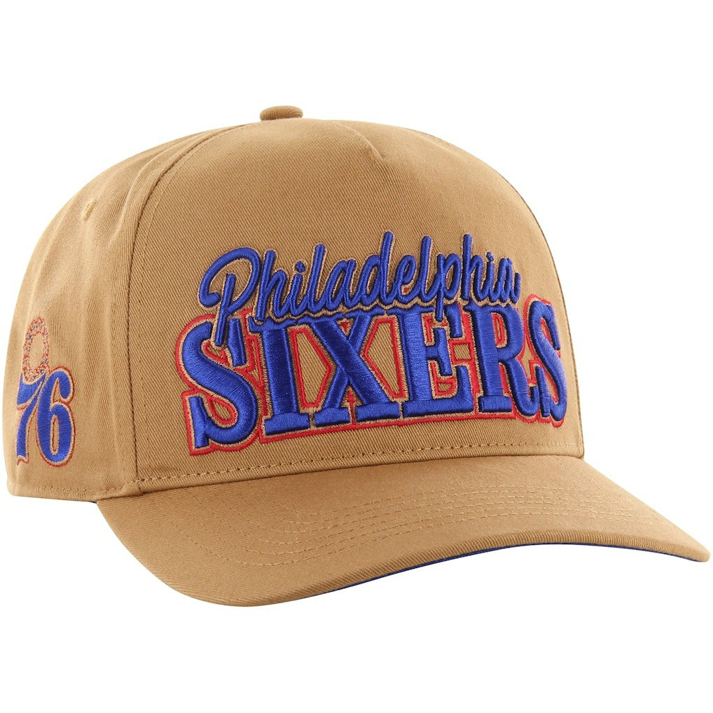 Philadelphia 76ers '47 Barnes Hitch Adjustable Hat - Tan | 47 brand online