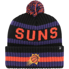 Phoenix Suns '47 Bering Cuffed Knit Hat with Pom - Black | 47 brand online