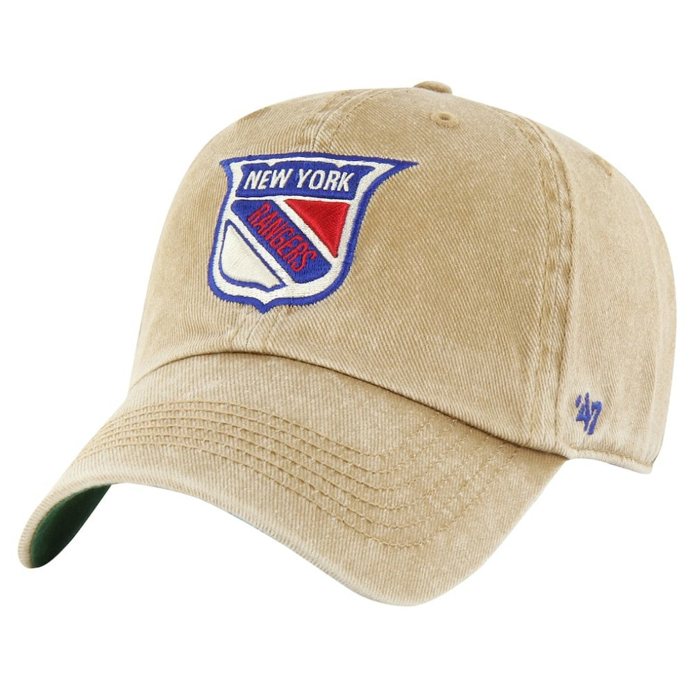 New York Rangers '47 Earldor Clean Up Adjustable Hat Khaki
